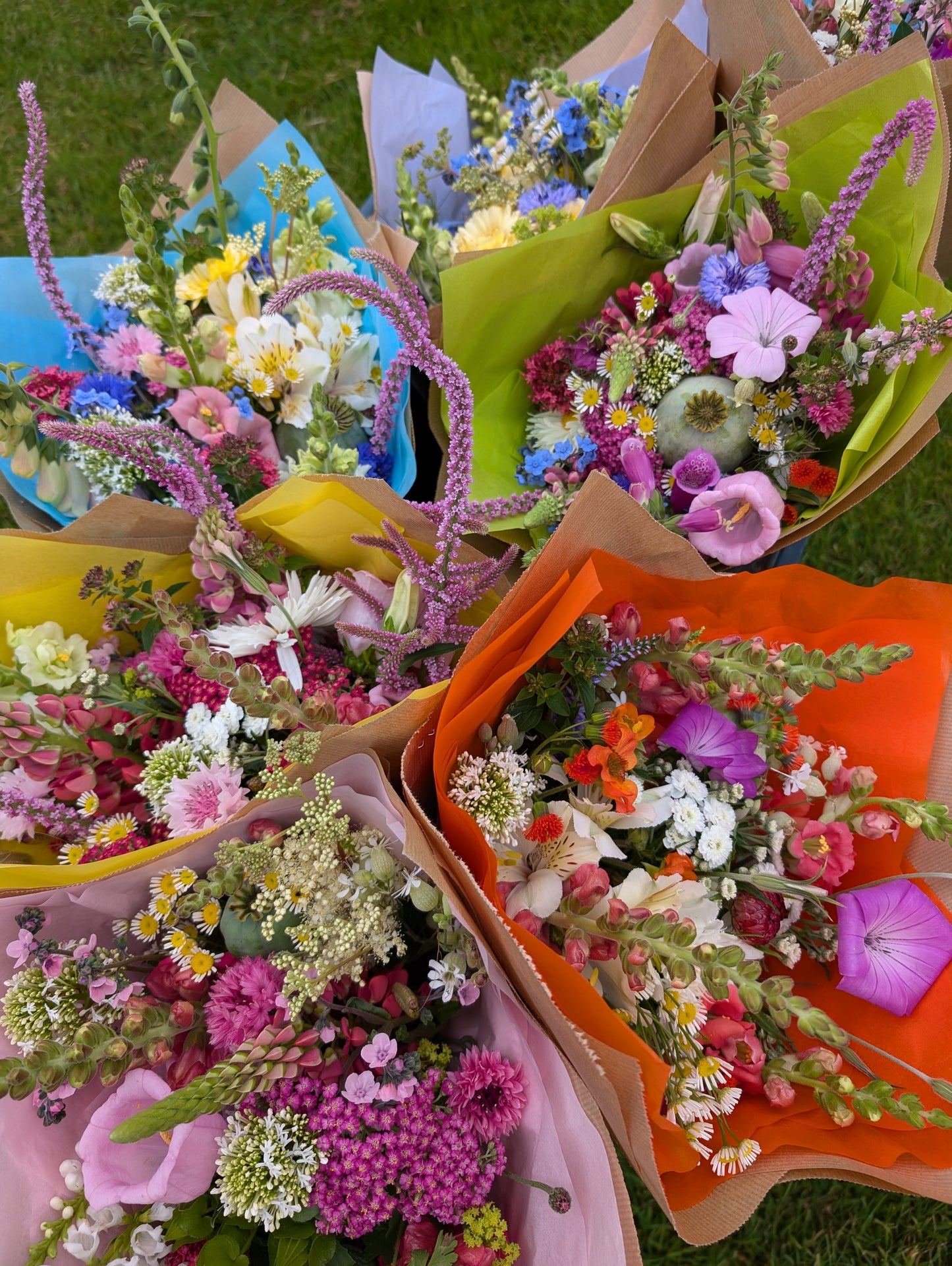 Flower shed bouquets