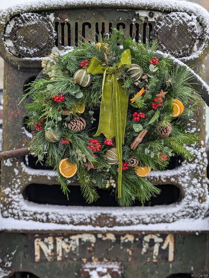 Traditionally Rustic: Luxury Christmas Wreath