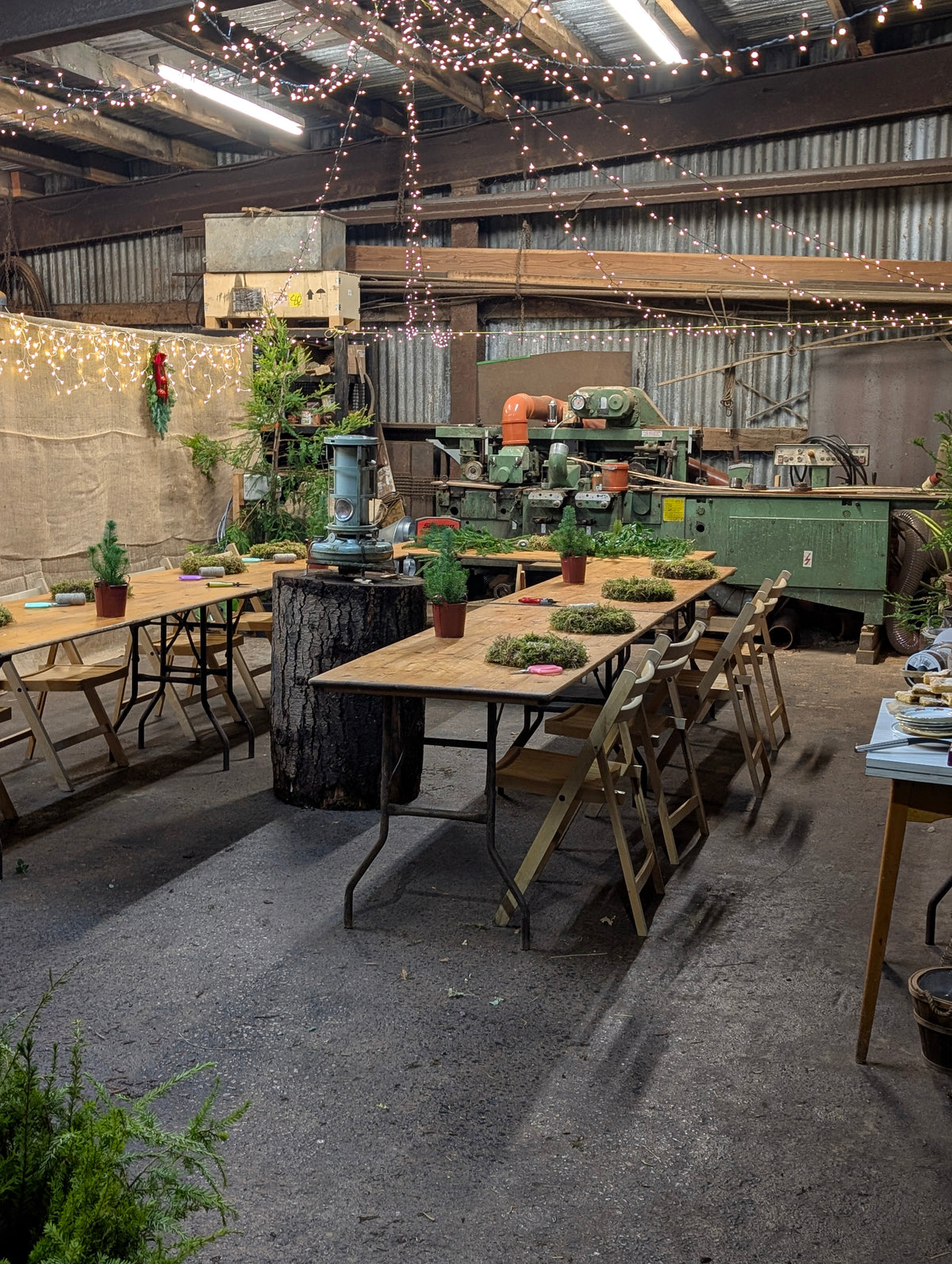 Christmas Wreath Workshop Ridley Sawmill, Ansty. Saturday 5th December